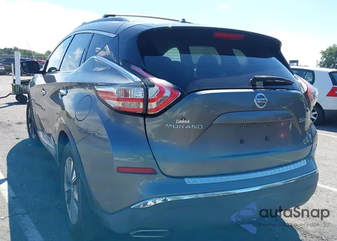 2015 Nissan Murano Sv z USA, uszkodzony, nr VIN 5N1AZ2MH1FN237741